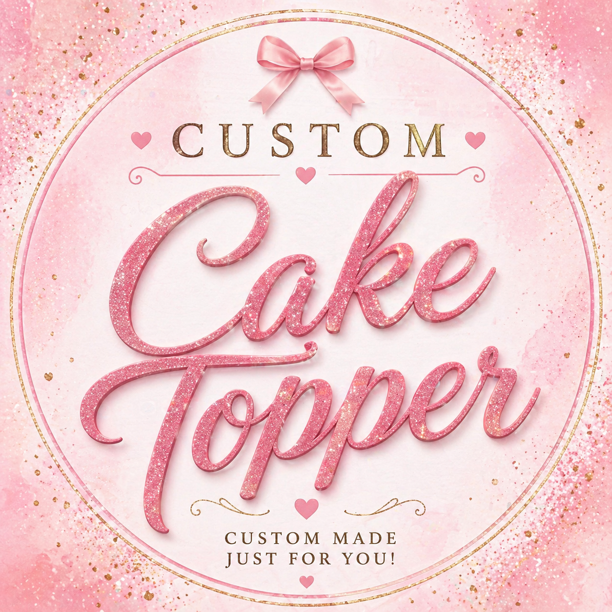Custom Cake Topper I Any theme Personalized Topper