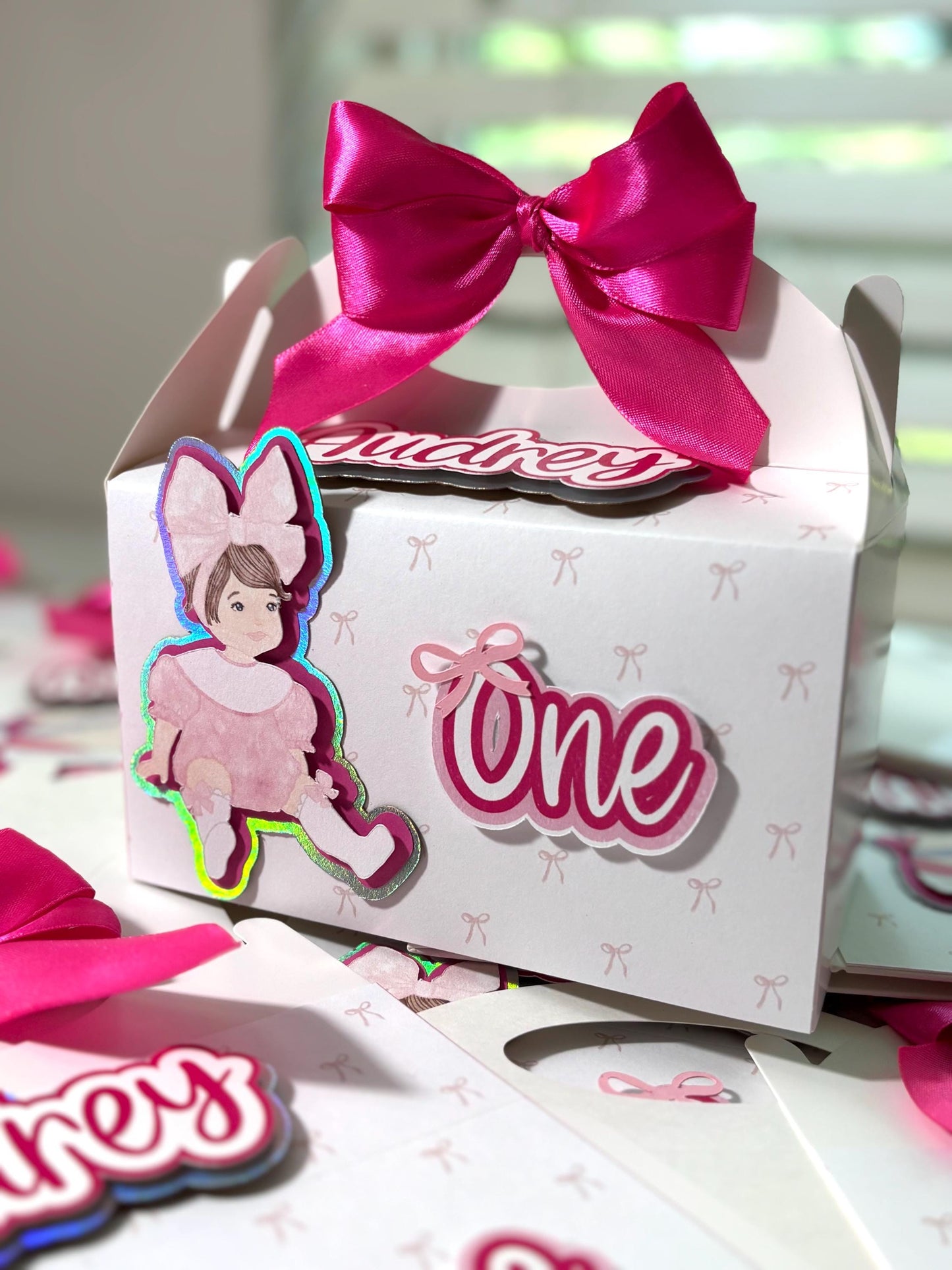 One Golden Year First Birthday Treat Boxes