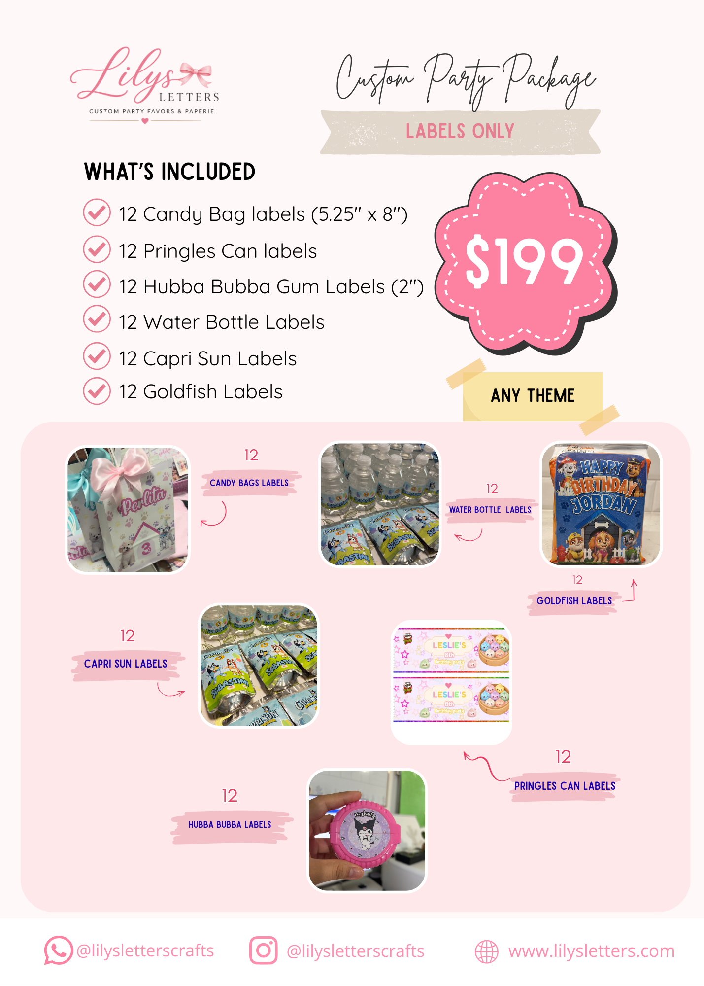 Labels Only Package