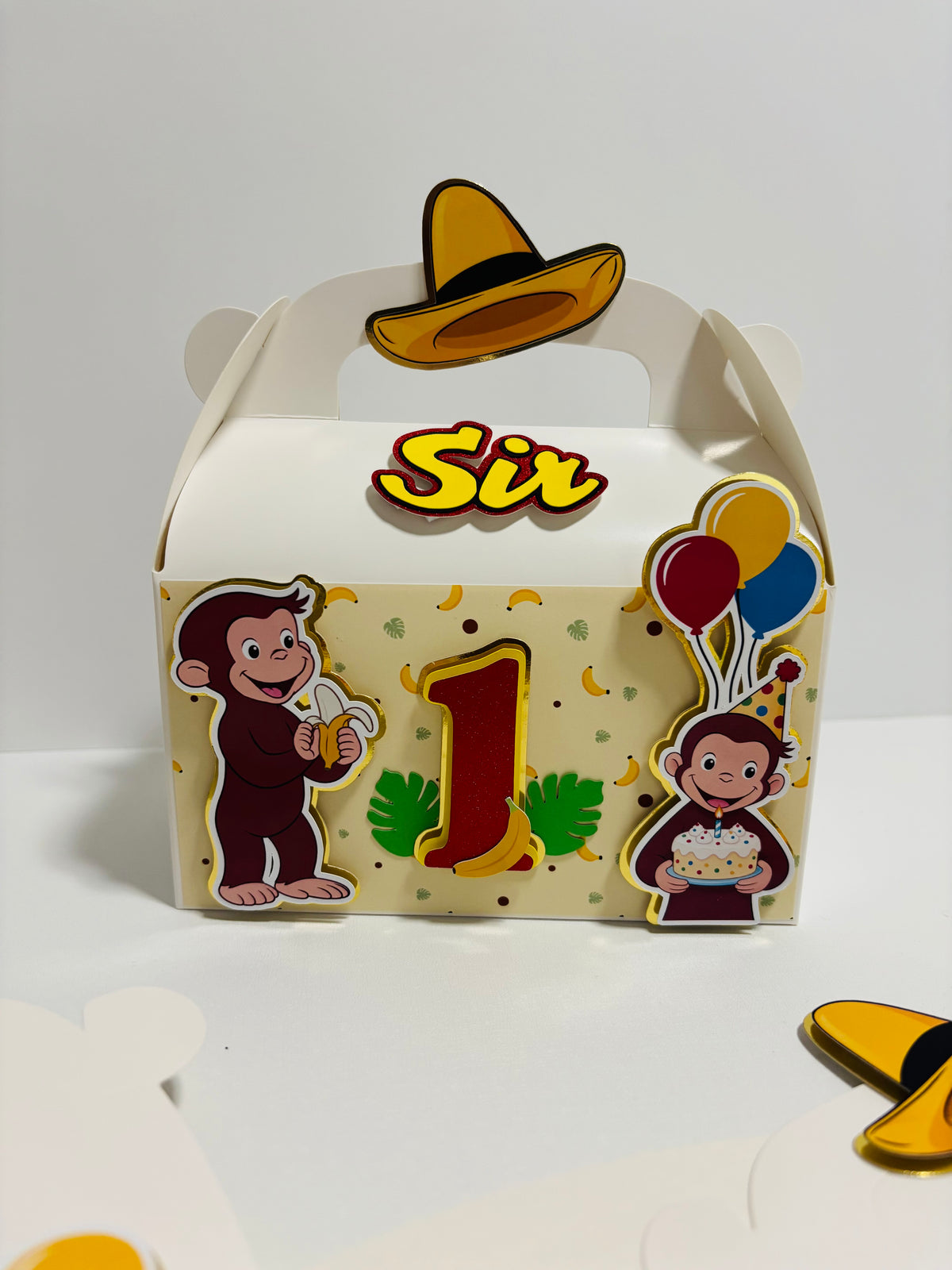 Cute Monkey Party Favor Boxes