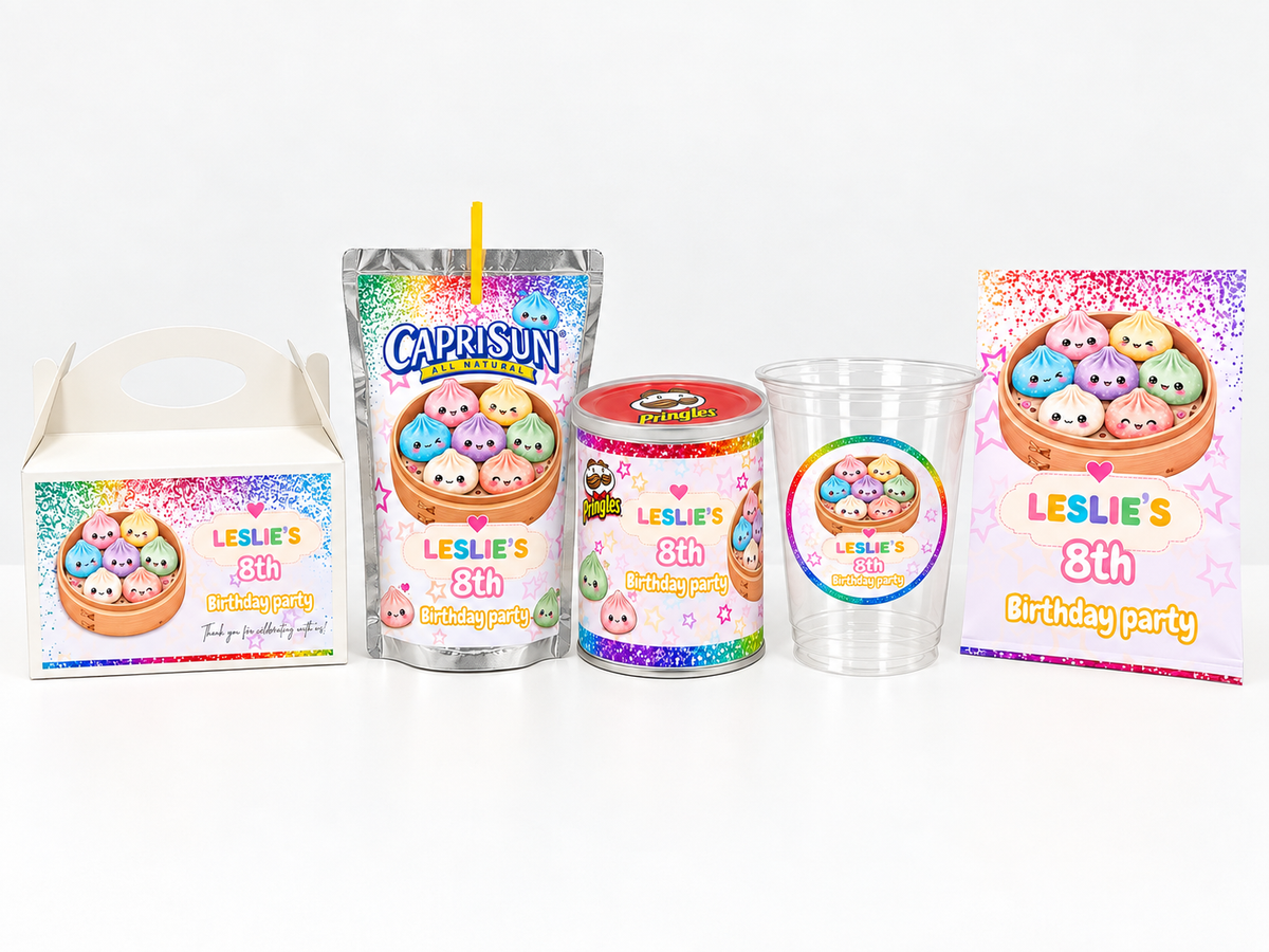 Dumpling Party Printable & Digital Decoration Bundle I Digital Download