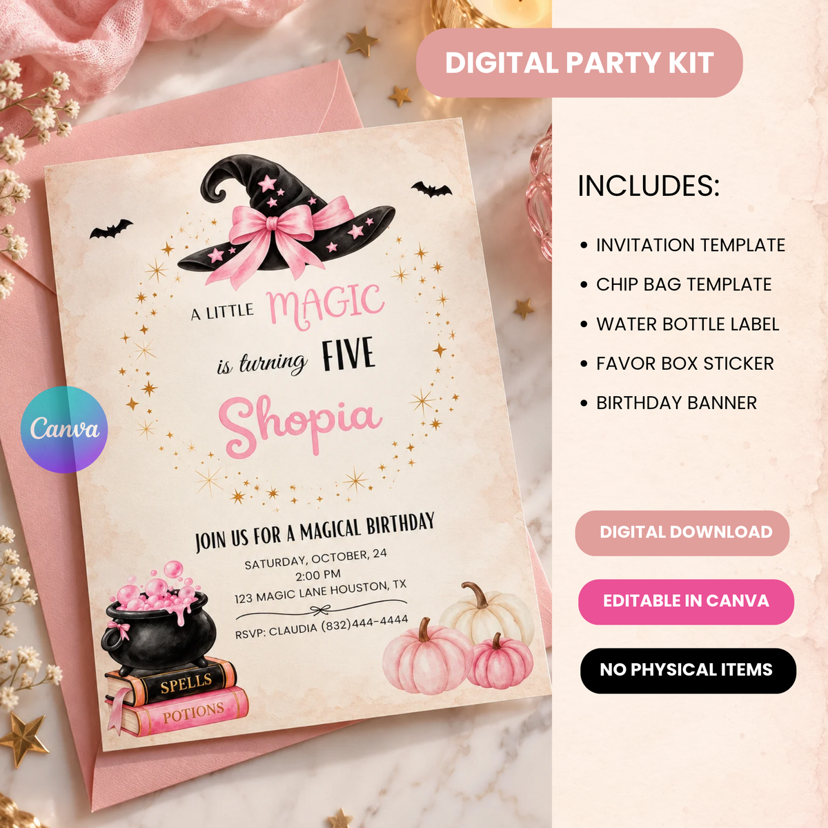 WITCH PARTY PRINTABLE COLLECTION