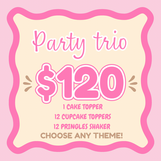Party Trio Package – 25 ct