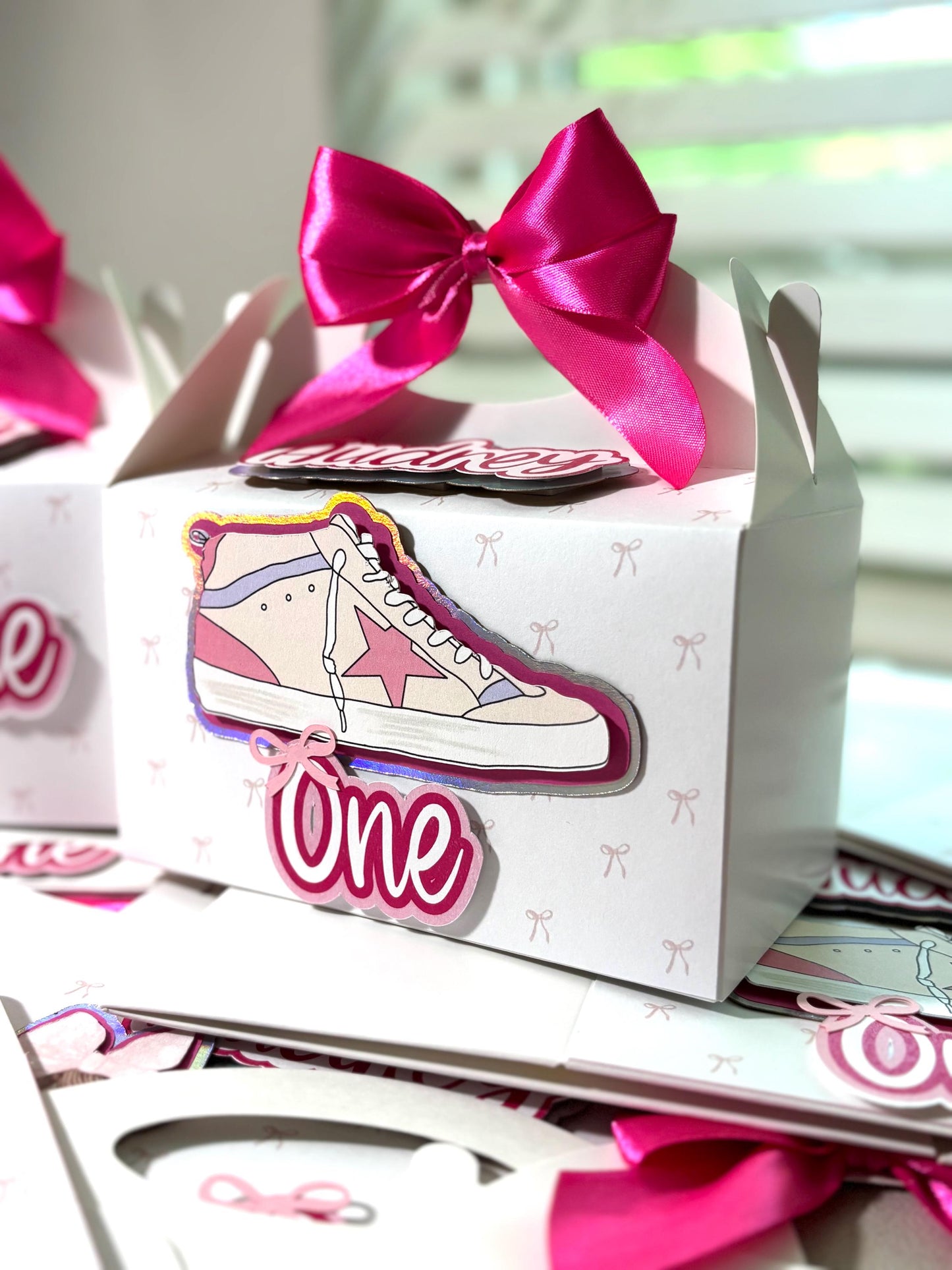 One Golden Year First Birthday Treat Boxes